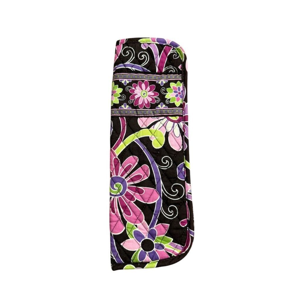 Vera Bradley Purple Punch Quilted Styling Tool Holder
